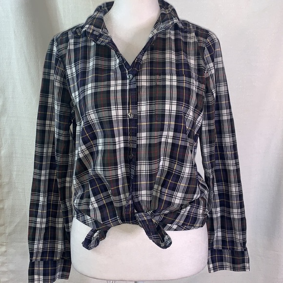 J. Crew Plaid Button Up Collared Shirt - Picture 1 of 11